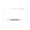 Certified Sipper License Plate Frame