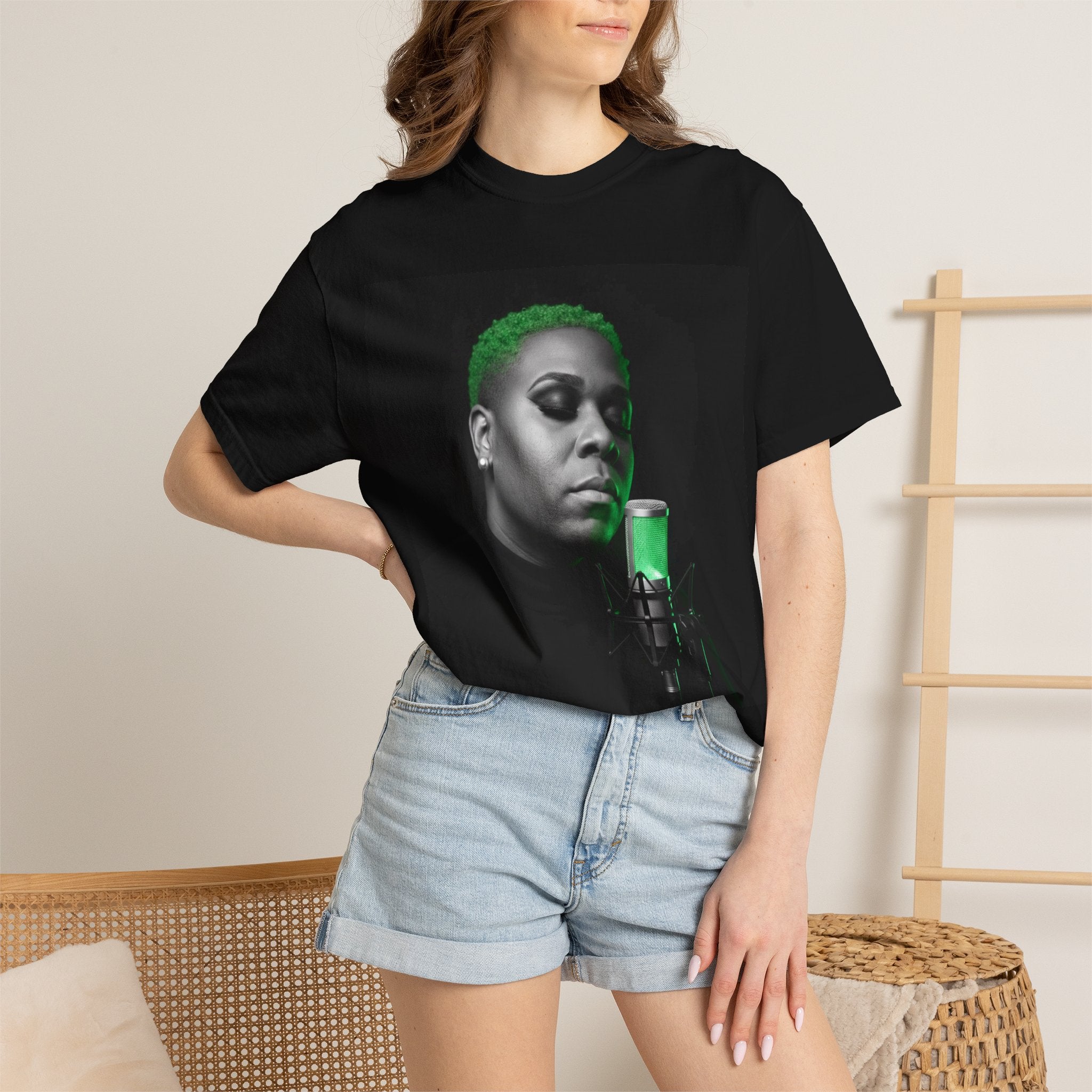MC Shakie Mic Portrait Tee