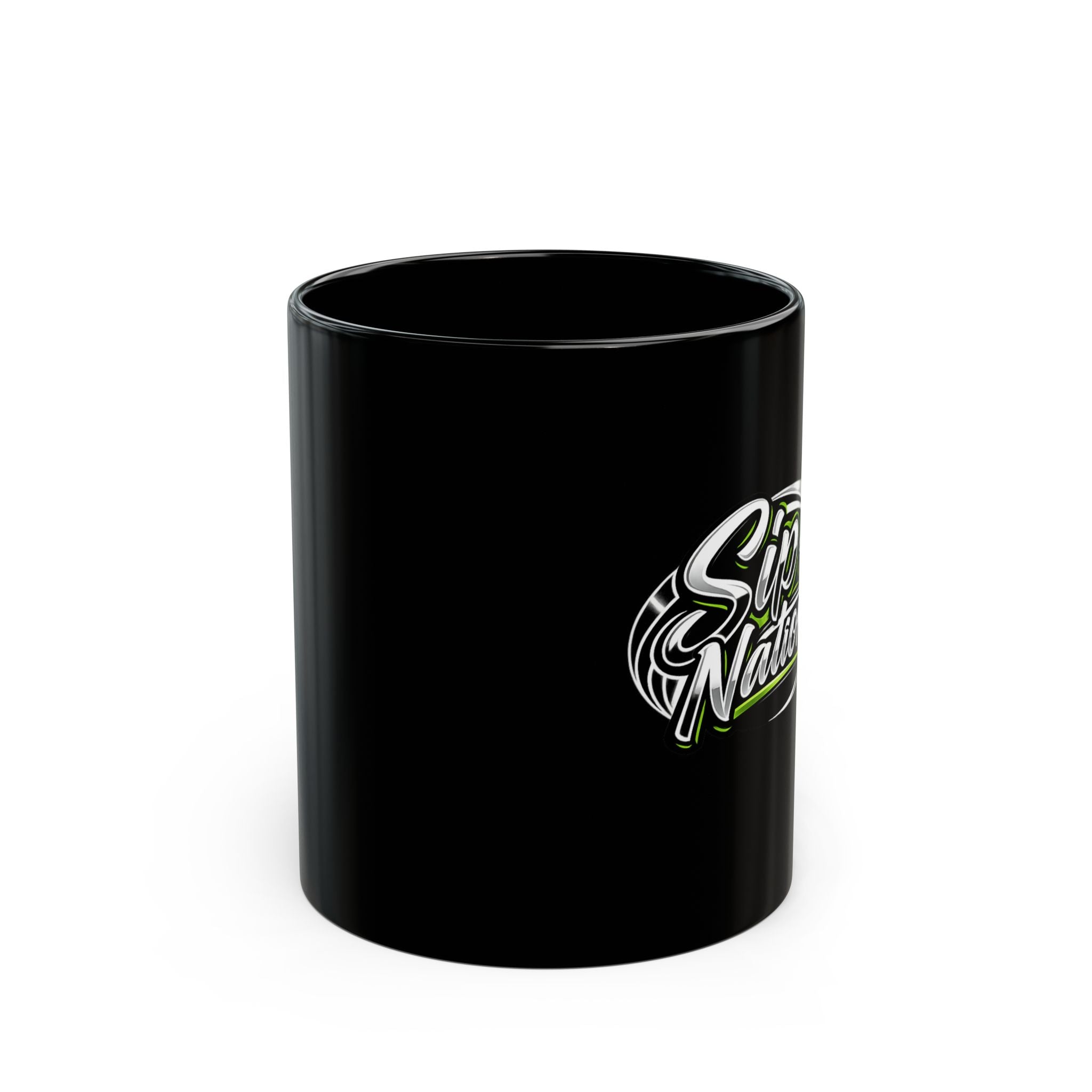Sip Nation Black Mug